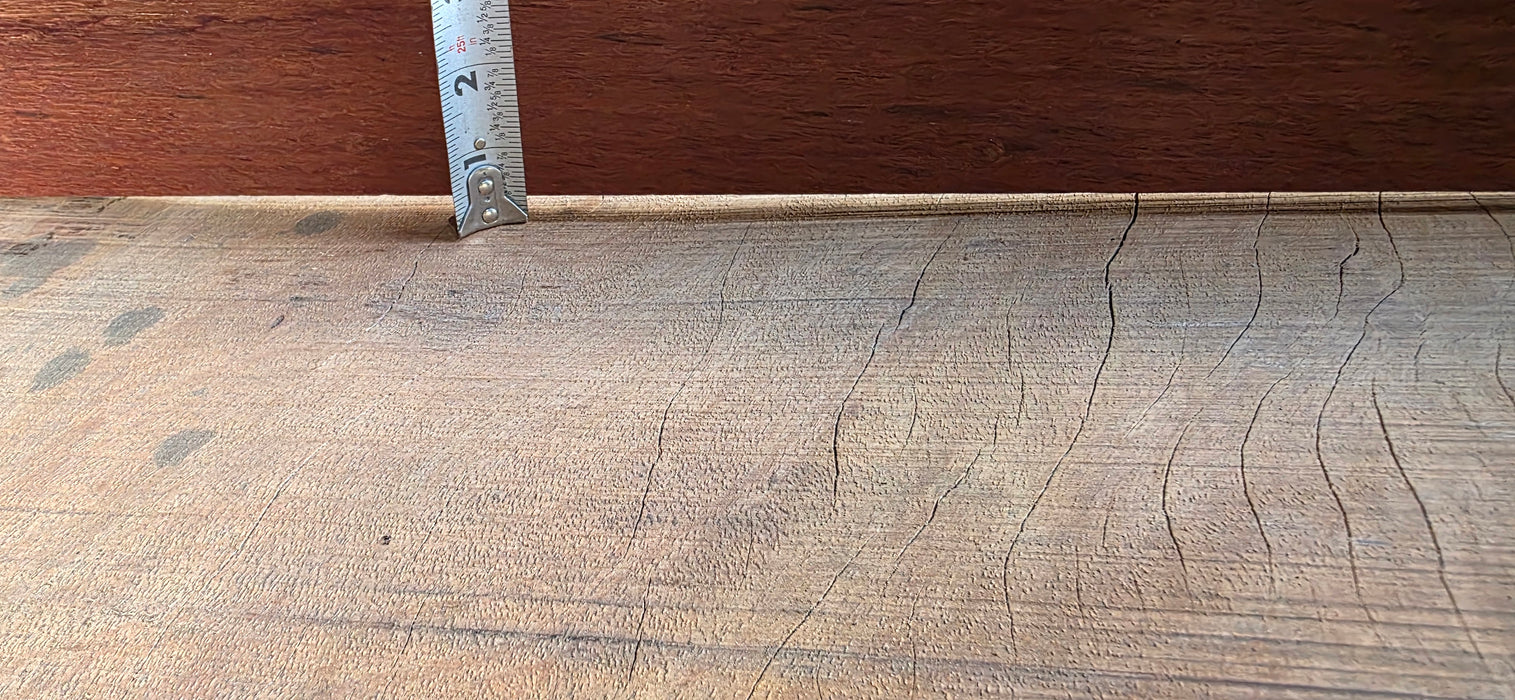 Jatoba / Brazilian Cherry  #4191(LW) - 2-1/2" x 28" to 43" x 106" FREE SHIPPING within the Contiguous US.