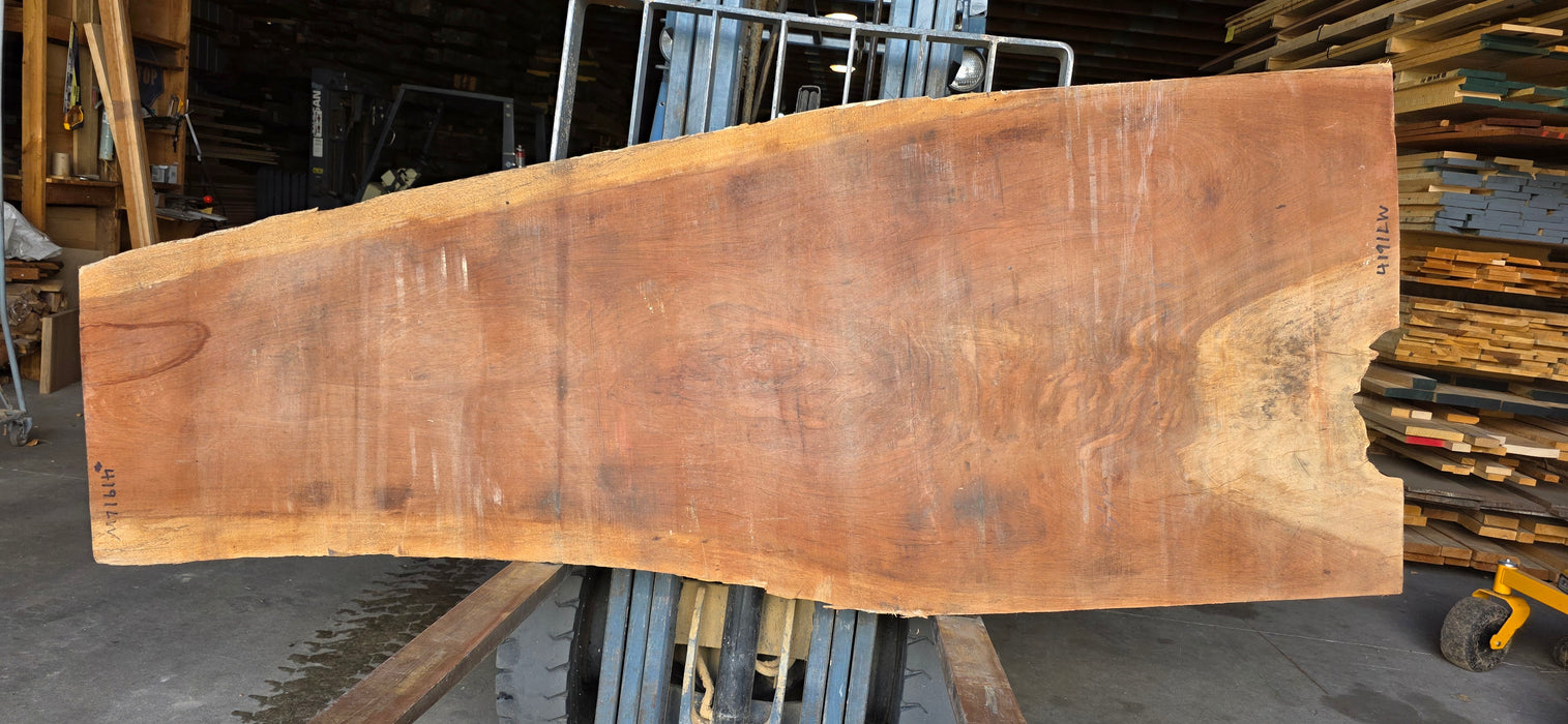 Jatoba / Brazilian Cherry  #4191(LW) - 2-1/2" x 28" to 43" x 106" FREE SHIPPING within the Contiguous US.