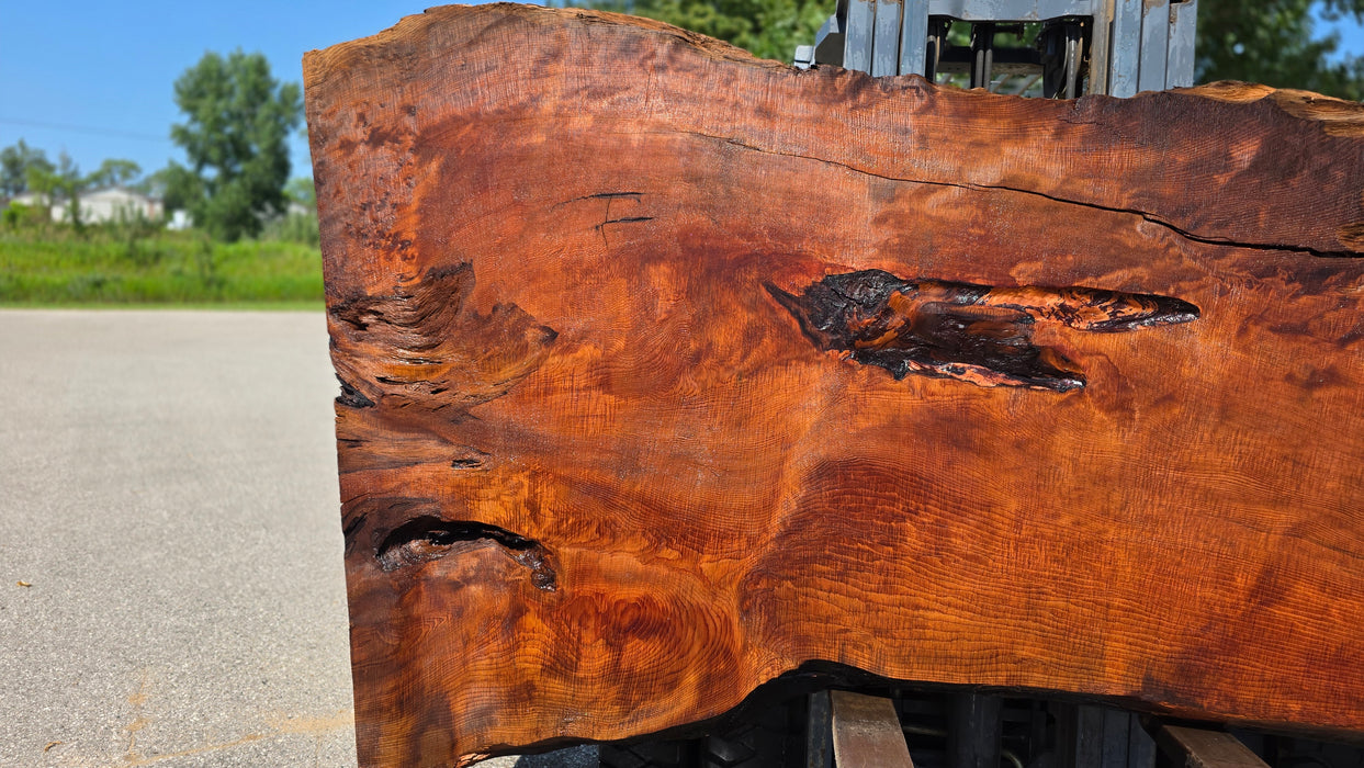 Redwood  #8092(OC) - 3-5/8" x 26" to 46" to 62" x 115" FREE SHIPPING within the Contiguous US.