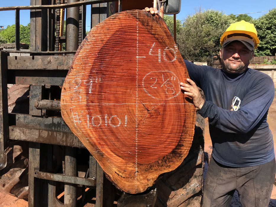 Jatoba / Brazilian #10101 –2-1/8″ x  29″ x  40" FREE SHIPPING within the Contiguous US. freeshipping - Big Wood Slabs