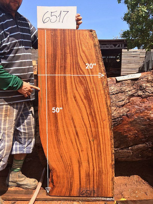 Angelim Pedra #6517 - 2-3/4" x 16" to 20" x 50" FREE SHIPPING within the Contiguous US. freeshipping - Big Wood Slabs