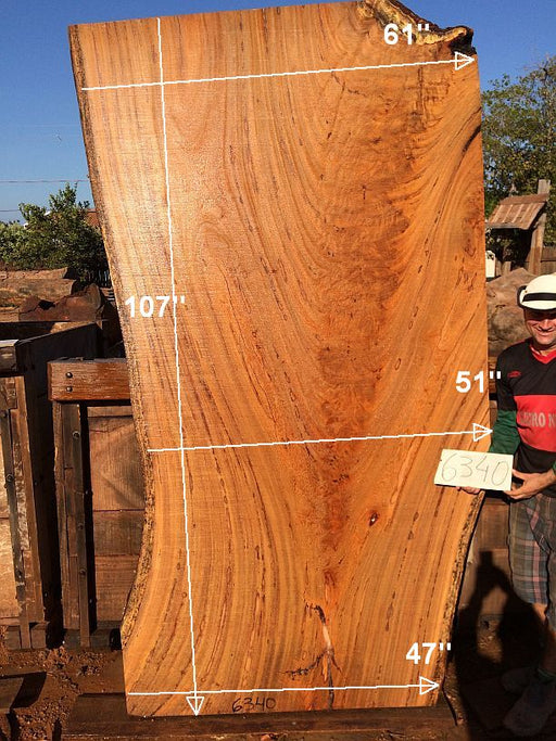 Angelim Pedra #6340- 2-1/2" x 47" to 61" x 107" FREE SHIPPING within the Contiguous US. freeshipping - Big Wood Slabs