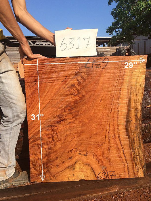 Angelim Pedra #6317- 2-3/4" x 28" to 29" x 31" FREE SHIPPING within the Contiguous US. freeshipping - Big Wood Slabs