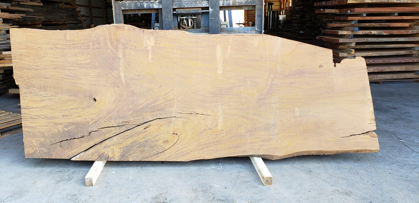 Ipe / Brazilian Walnut #3736- 2" x 35" to 47" x 119" FREE SHIPPING within the Contiguous US. freeshipping - Big Wood Slabs