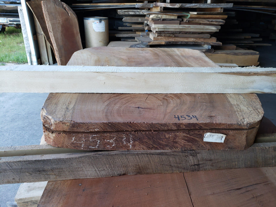 Angelim Pedra #6358- 2-1/2" x 22" to 28" x 41" FREE SHIPPING within the Contiguous US. freeshipping - Big Wood Slabs