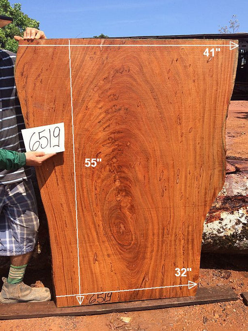 Angelim Pedra #6519- 2-3/4" x 32" to 41" x 55" FREE SHIPPING within the Contiguous US. freeshipping - Big Wood Slabs