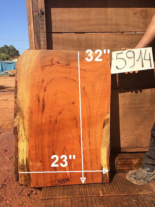 Angelim Pedra #5914- 3" x 23" x 32" FREE SHIPPING within the Contiguous US. freeshipping - Big Wood Slabs