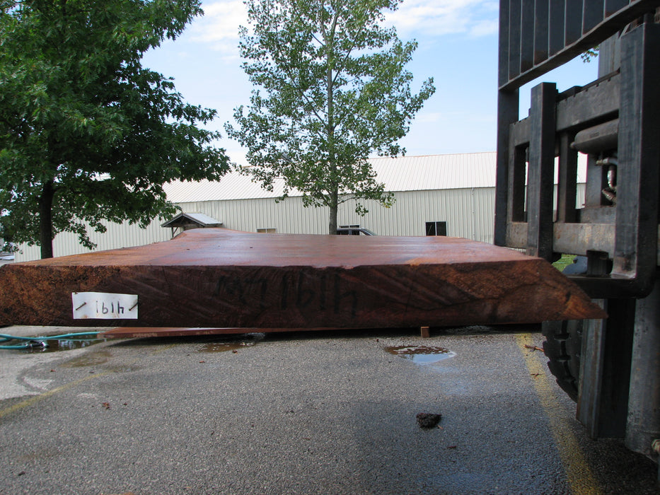 Jatoba / Brazilian Cherry  #4191(LW) - 2-1/2" x 28" to 43" x 106" FREE SHIPPING within the Contiguous US. freeshipping - Big Wood Slabs