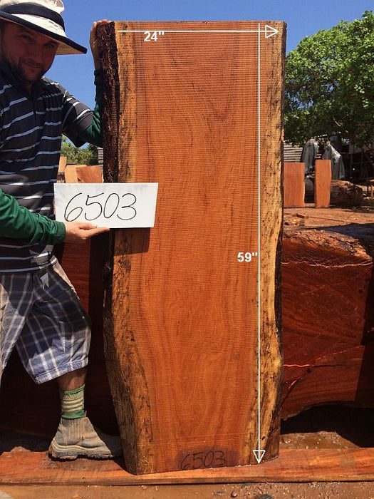 Angelim Pedra #6503- 2-3/4" x 20" to 24" x 59" FREE SHIPPING within the Contiguous US. freeshipping - Big Wood Slabs