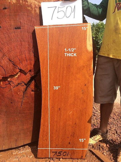 Angelim Pedra #7501 - 1-1/2" x 15" x 39" FREE SHIPPING within the Contiguous US. freeshipping - Big Wood Slabs