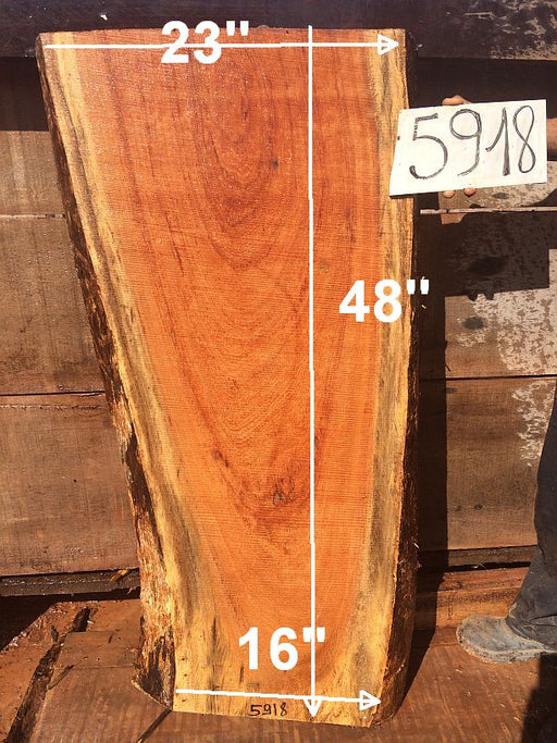 Angelim Pedra #5918 - 2-1/2" x 16" to 23" x 48" FREE SHIPPING within the Contiguous US. freeshipping - Big Wood Slabs