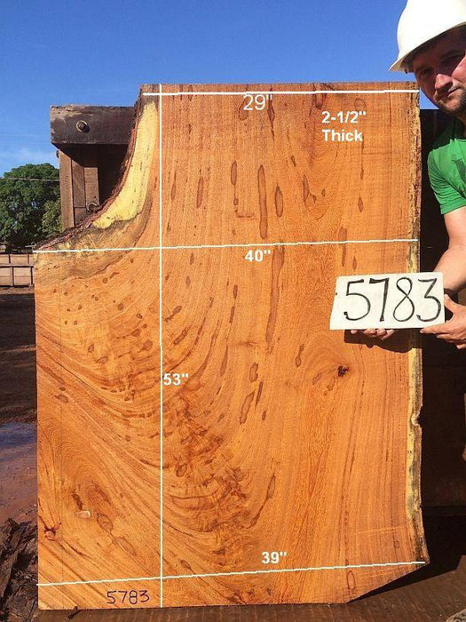 Angelim Pedra #5783 - 2-1/2" x 29" to 40" x 53" FREE SHIPPING within the Contiguous US. freeshipping - Big Wood Slabs