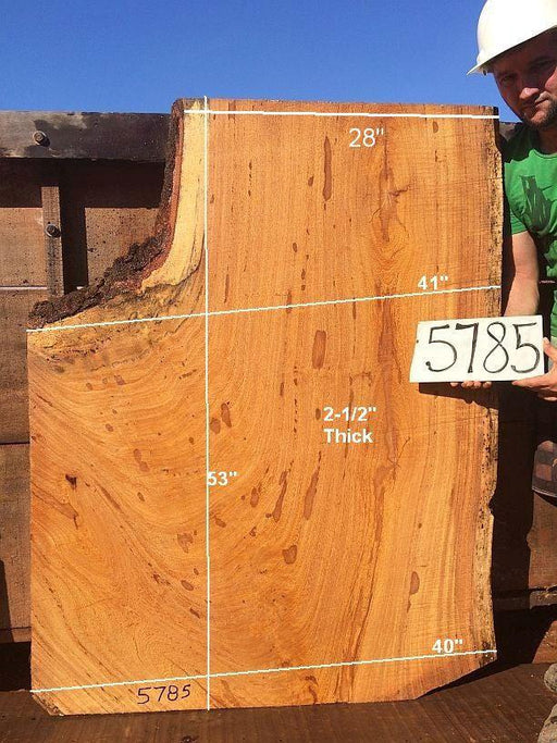 Angelim Pedra #5785 - 2-1/2" x 28" to 41" x 53" FREE SHIPPING within the Contiguous US. freeshipping - Big Wood Slabs