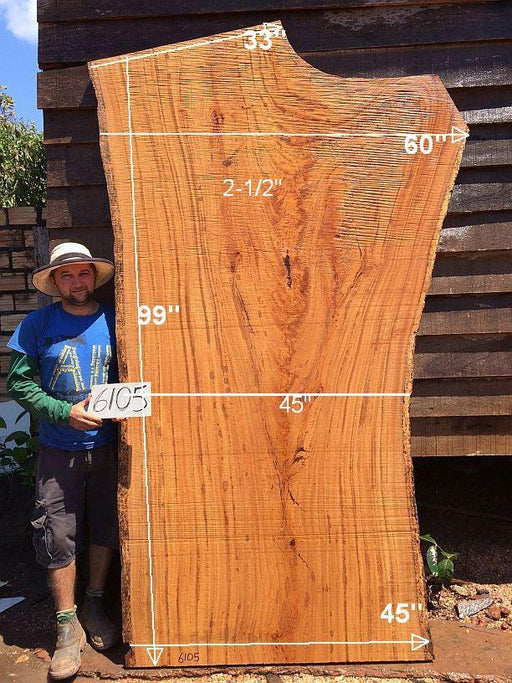 Angelim Pedra #6105 - 2-1/2" x 45" to 60" x 99" FREE SHIPPING within the Contiguous US. freeshipping - Big Wood Slabs