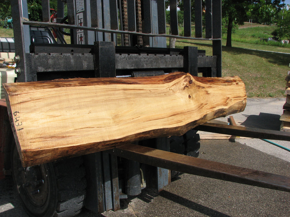 Cottonwood #6431 - 2-1/2" x 7" to 12" x 87" FREE SHIPPING within the Contiguous US. freeshipping - Big Wood Slabs