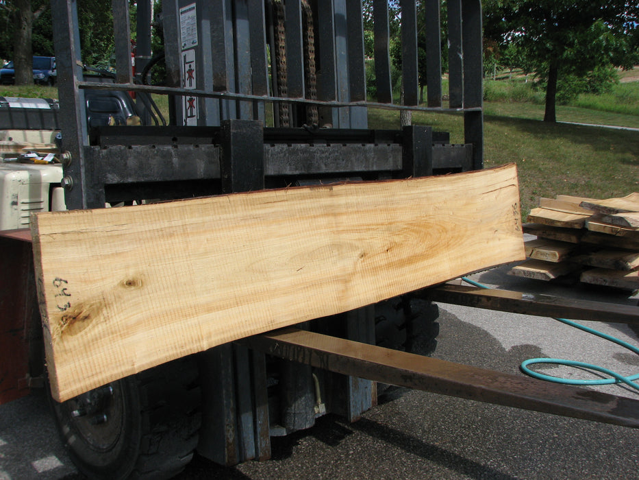 Cottonwood #6436 - 2-1/4" x 15" to 16-3/4" x 82" FREE SHIPPING within the Contiguous US. freeshipping - Big Wood Slabs