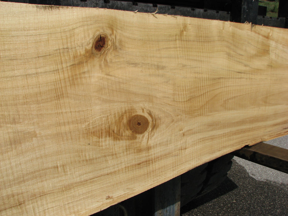 Cottonwood #6439 - 2-1/4" x 15" to 19" x 79" FREE SHIPPING within the Contiguous US. freeshipping - Big Wood Slabs
