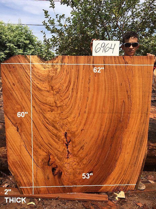 Angelim Pedra #6964 - 2" X 53" to 62" X 60" FREE SHIPPING within the Contiguous US. freeshipping - Big Wood Slabs