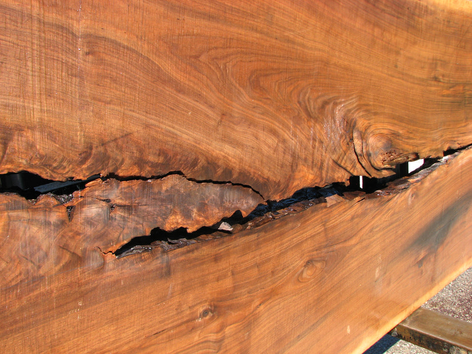 Walnut, American #6803(JS) - 2-1/8" x 34-1/2" to 53" x 87" FREE SHIPPING within the Contiguous US. freeshipping - Big Wood Slabs