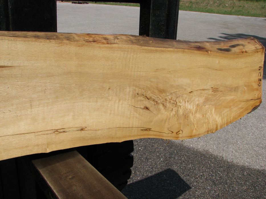Cottonwood #6824 - 2-1/4" x 10-3/4" to 12-3/4 x 102" FREE SHIPPING within the Contiguous US. freeshipping - Big Wood Slabs