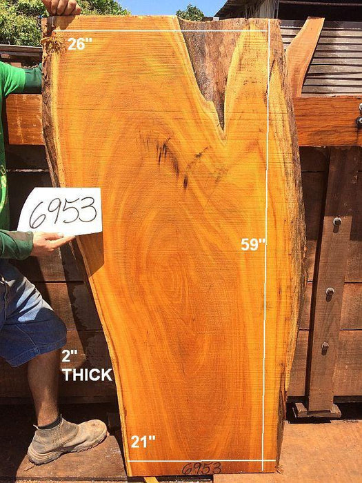 Tatajuba #6953- 2" x 21" x 26" x 59" FREE SHIPPING within the Contiguous US. freeshipping - Big Wood Slabs