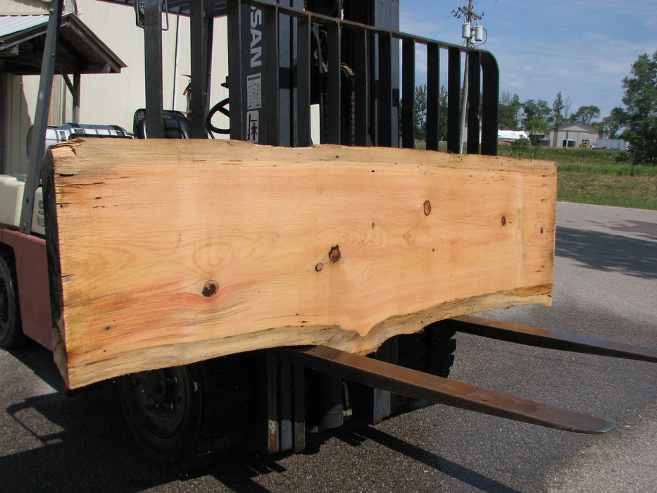 Pine, Eastern White #6863 - 3-3/4" x 21" to 24" x 102" FREE SHIPPING within the Contiguous US. freeshipping - Big Wood Slabs