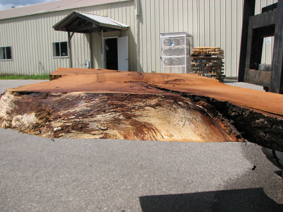 Red Oak #6895(JS) - 3" x 29 to 35" x 54" FREE SHIPPING within the Contiguous US. freeshipping - Big Wood Slabs