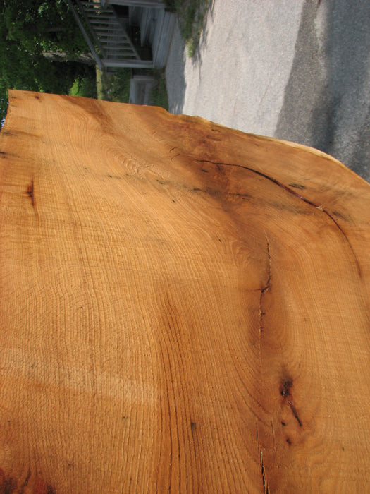Red Oak #6896(JS) - 3" x 28-1/2" to 35" x 52" FREE SHIPPING within the Contiguous US. freeshipping - Big Wood Slabs