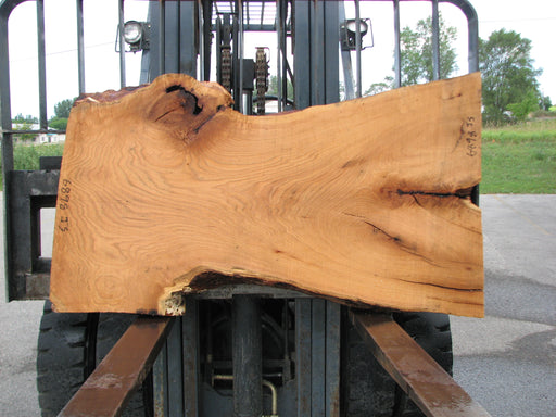 Red Oak #6898(JS) - 3" x 22-1/2" to 34" x 60" FREE SHIPPING within the Contiguous US. freeshipping - Big Wood Slabs