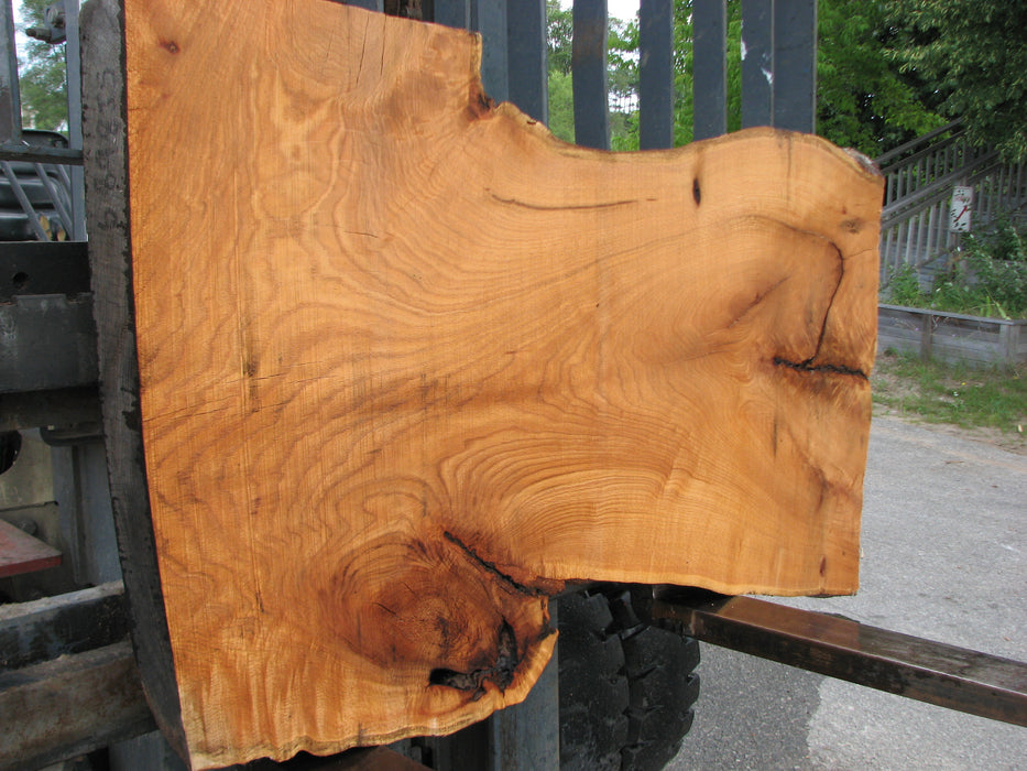 Red Oak #6898(JS) - 3" x 22-1/2" to 34" x 60" FREE SHIPPING within the Contiguous US. freeshipping - Big Wood Slabs