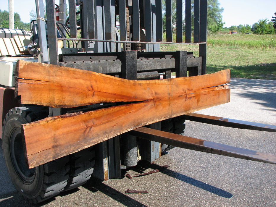 Cherry, American #7054 (JS) - 1-1/2" x 13" to 24" x 103" FREE SHIPPING within the Contiguous US. freeshipping - Big Wood Slabs