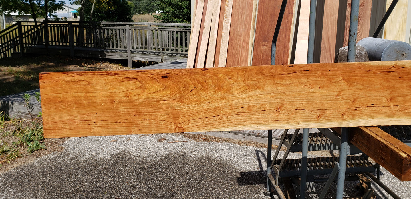 Cherry, American #7270(OC) - 7/8" x 8-1/2" x 111" FREE SHIPPING within the Contiguous US. freeshipping - Big Wood Slabs