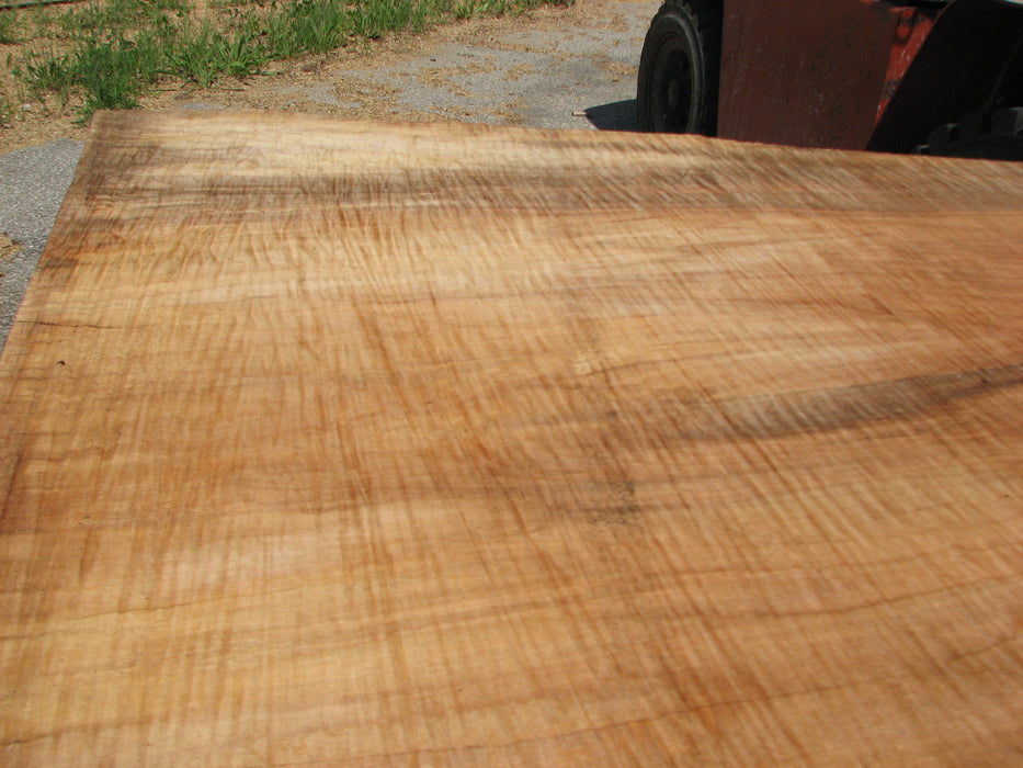 Maple #7439(TB) - 2-1/2" x 42" to 58" (A-11"-32", B-15"-33") x 162" FREE SHIPPING within the Contiguous US. freeshipping - Big Wood Slabs