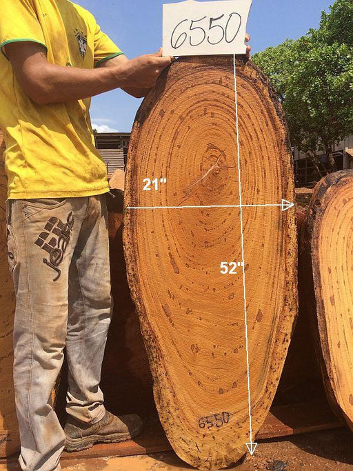 Angelim Pedra #6550 - 2" x 21" x 52" FREE SHIPPING within the Contiguous US. freeshipping - Big Wood Slabs