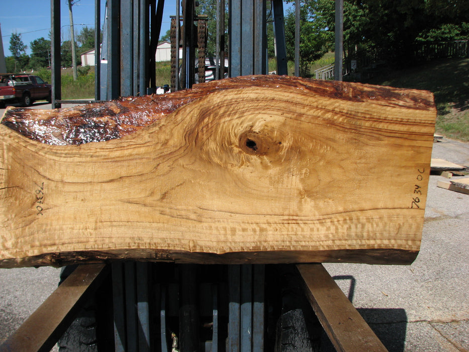 Cottonwood #7634(ROC) - 2-1/2" to 3" x 15" to 28" x 61" FREE SHIPPING within the Contiguous US. freeshipping - Big Wood Slabs