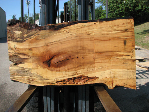 Maple, Spalted #7648(ROC) - 2-1/2" x 25" to 34" x 60" FREE SHIPPING within the Contiguous US. freeshipping - Big Wood Slabs