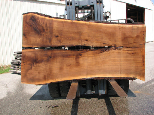 Walnut, American #7676(LA) 2-1/2" x 41" to 57" x 97" - FREE SHIPPING within the Contiguous US. freeshipping - Big Wood Slabs