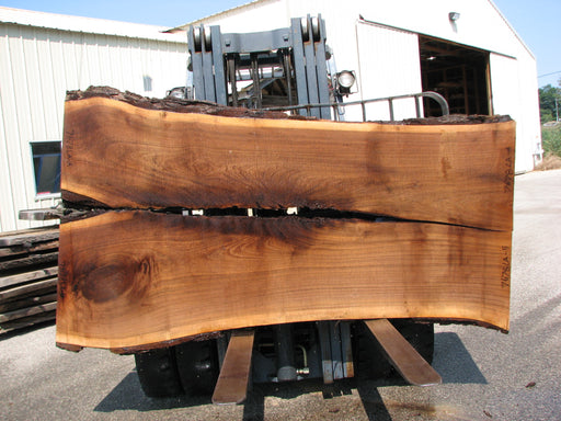 Walnut, American #7678(LA) 2-1/2" x 41" to 54" x 96" - FREE SHIPPING within the Contiguous US. freeshipping - Big Wood Slabs
