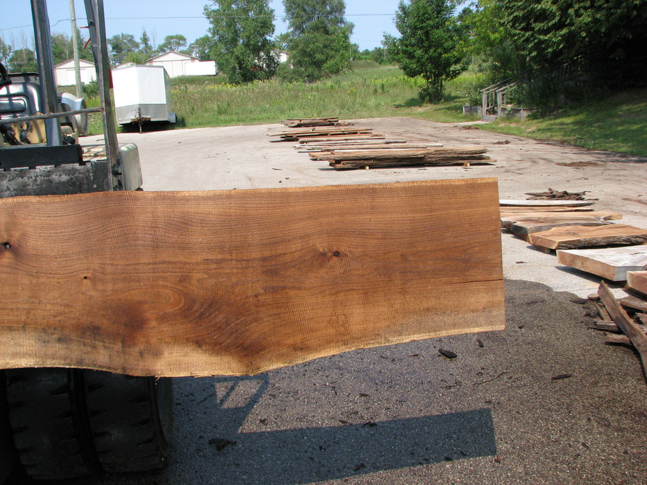 Walnut, American #7696(LA)  2" x 15" to 21" x 144" - FREE SHIPPING within the Contiguous US. freeshipping - Big Wood Slabs