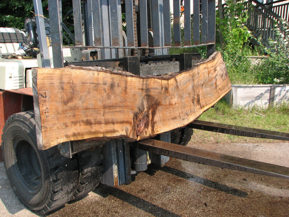 Walnut, American #7825(LA)  2" x  15" to 16" x 87" - FREE SHIPPING within the Contiguous US. freeshipping - Big Wood Slabs