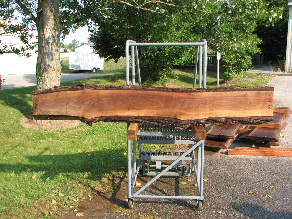 Walnut, American #7836(LA)  1-3/4" x 7" to 19" x 78" - FREE SHIPPING within the Contiguous US. freeshipping - Big Wood Slabs
