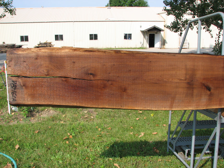 Walnut, American #7846(LA)  2" x 12" to 17" x 122" - FREE SHIPPING within the Contiguous US. freeshipping - Big Wood Slabs