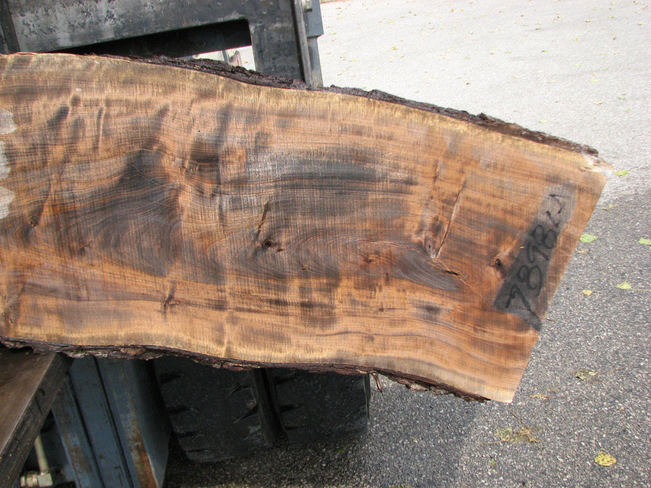 Walnut, American #7898(LA) - 4-1/4" x 9" to 16" x 85" - FREE SHIPPING within the Contiguous US. freeshipping - Big Wood Slabs
