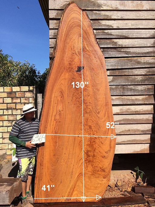 Angelim Pedra #6364 - 2" x 41" to 52" x 130" FREE SHIPPING within the Contiguous US. freeshipping - Big Wood Slabs