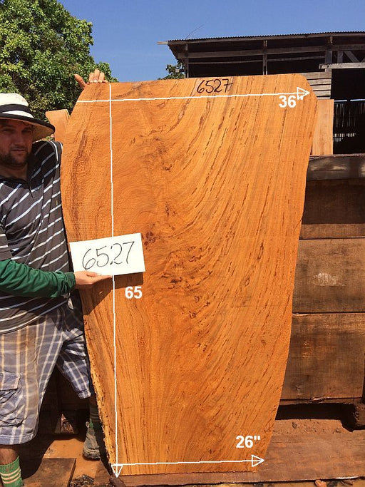 Angelim Pedra #6527 - 2-1/2" x 26" to 36" x 65" FREE SHIPPING within the Contiguous US. freeshipping - Big Wood Slabs