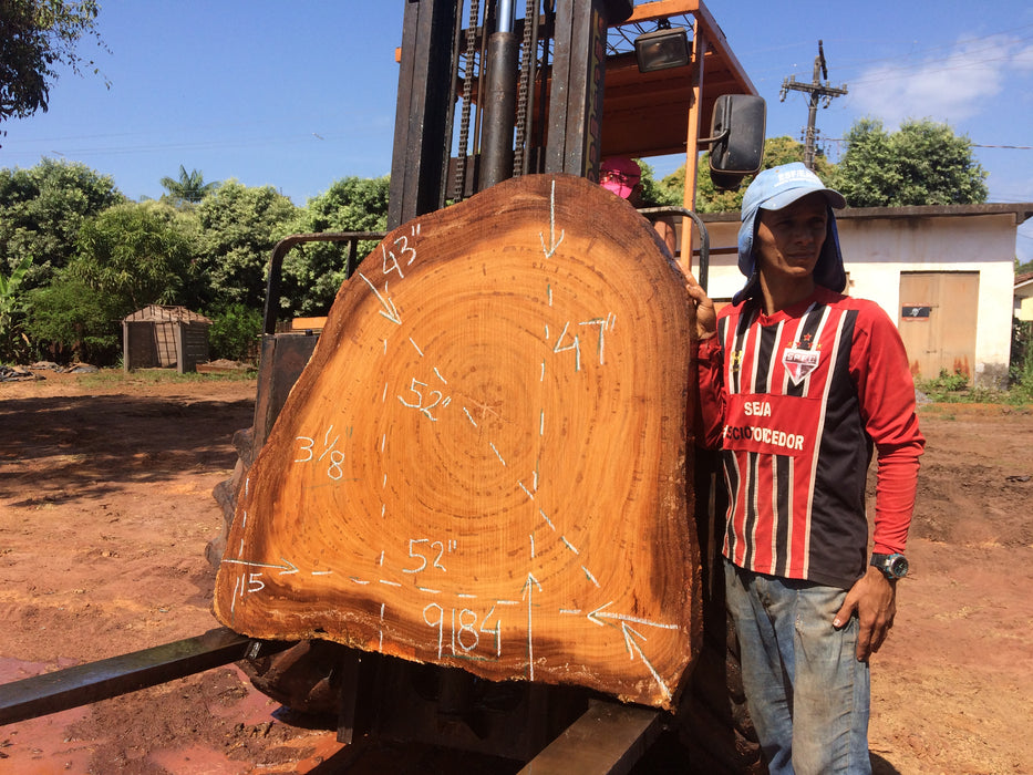 Angelim Pedra #9184 - 3-1/8" x 15" to 47" x 52" FREE SHIPPING within the Contiguous US. freeshipping - Big Wood Slabs