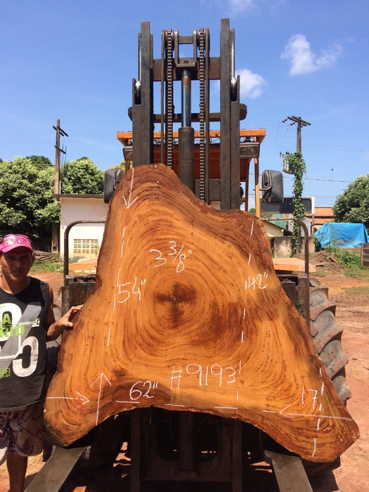 Angelim Pedra #9193 - 3-3/8" x 17" to 54" x 62" FREE SHIPPING within the Contiguous US. freeshipping - Big Wood Slabs