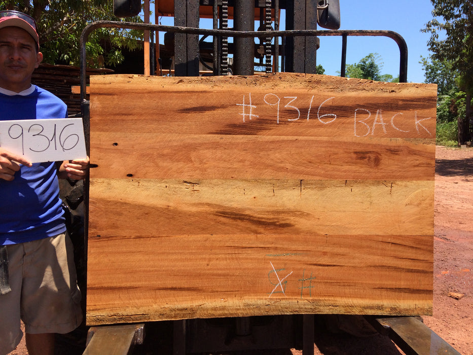 Goncalo Alves / Tigerwood #9316 - 1-5/8" x 38" to 38" x 55" FREE SHIPPING within the Contiguous US. freeshipping - Big Wood Slabs