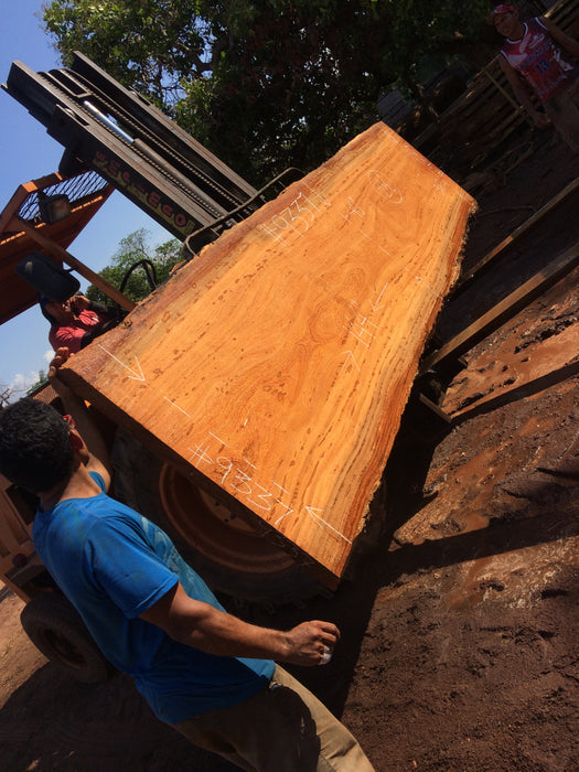 Angelim Pedra #9337 - 2-1/2" x 36" to 41" x 144" FREE SHIPPING within the Contiguous US. freeshipping - Big Wood Slabs