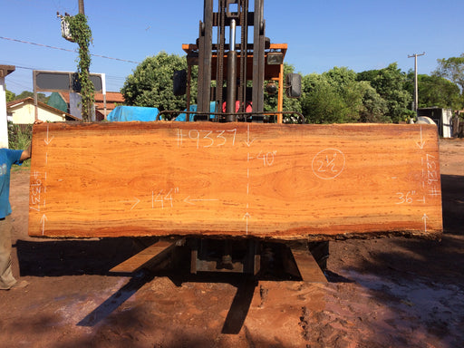 Angelim Pedra #9337 - 2-1/2" x 36" to 41" x 144" FREE SHIPPING within the Contiguous US. freeshipping - Big Wood Slabs